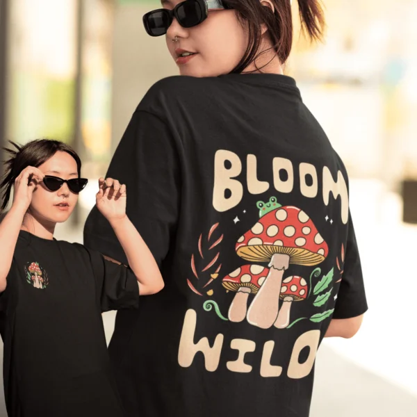 “Gojo Satoru Black Oversized T-Shirt for Men - Image 2